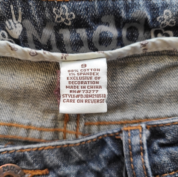 (909) Mudd Woman's Jeans, Size: 9 Color: Blue - Picture 12 of 14